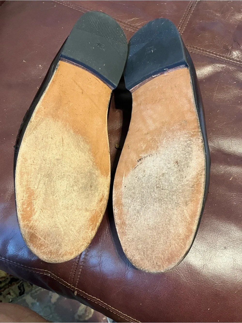 Cole Haan Men’s 9D Burgundy slip on tassel shoes